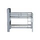 preview thumbnail 5 of 6, Bunk Bed with Shelves , Rubber Wood Bed with Shelves Headboard, Safety Guardrails and Ladder, Convertible to 2 Beds