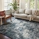 preview thumbnail 3 of 25, Alexander Home Grant Modern Abstract Area Rug 11'-2" x 15' - Natural / Ocean