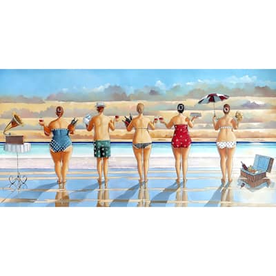 Watching Sunset by Ronald West Art Poster - 36 x 18 Inch