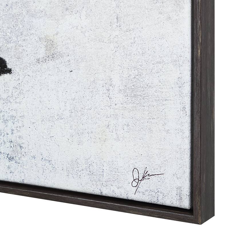 Paz 30" H x 55" W Canvas Art, Blue