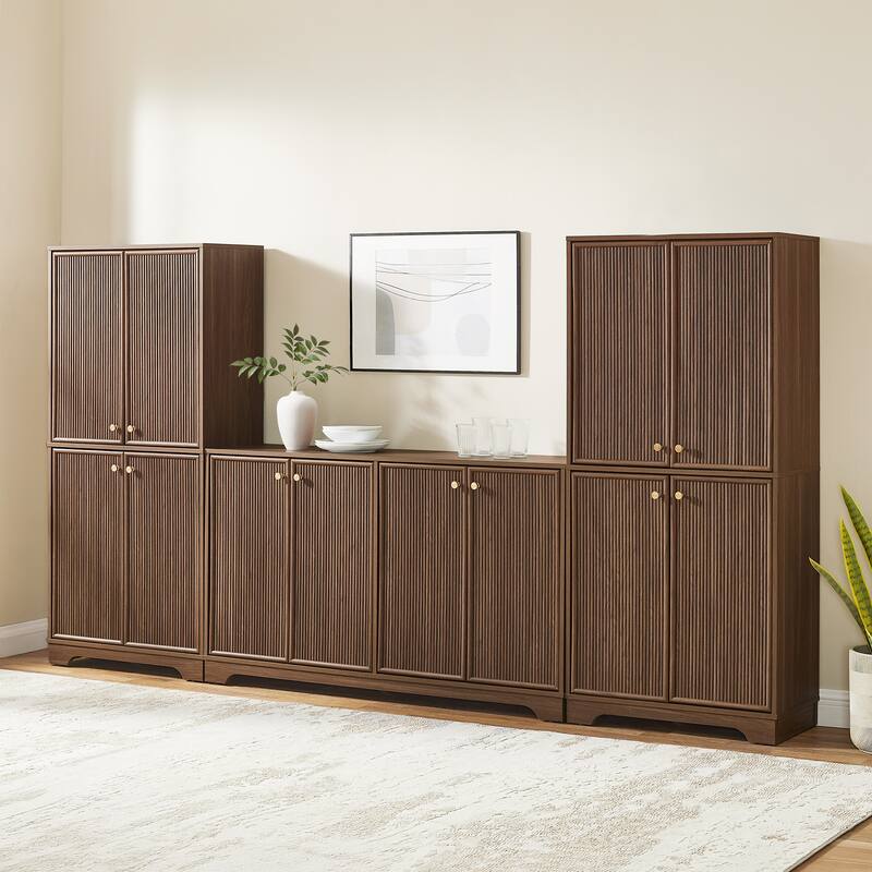 Crosley Naomi 3-Piece Sideboard And Pantry Set
