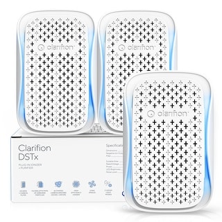Portable Air Purifier (3 Pack) - Plug In Air Ionizer HEPA Air Filter, Mini Air Purifiers For Bedroom With Dust, Smoke