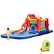 preview thumbnail 2 of 15, Costway 9-in-1 Inflatable Bounce Castle with Waterslide Splash Pool