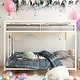 preview thumbnail 10 of 18, Twin over Twin Metal Bunk Bed White