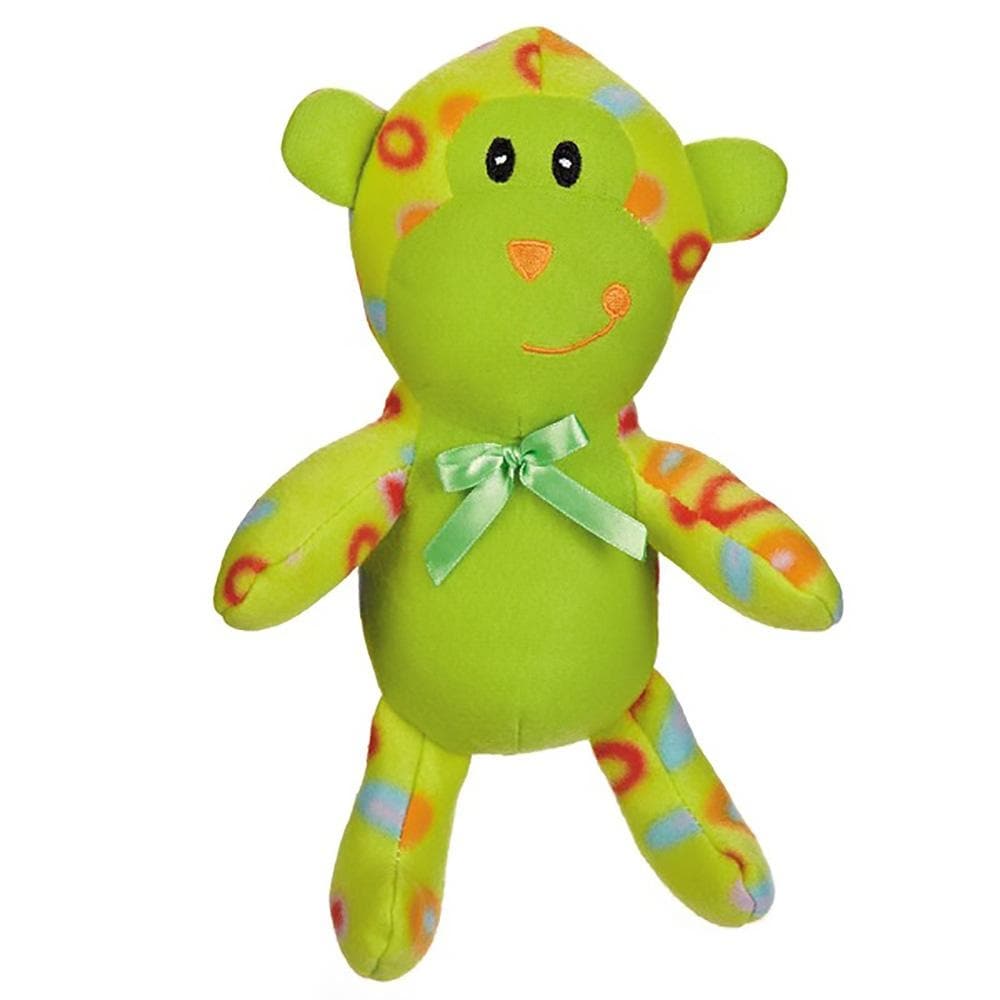 green monkey dog toy