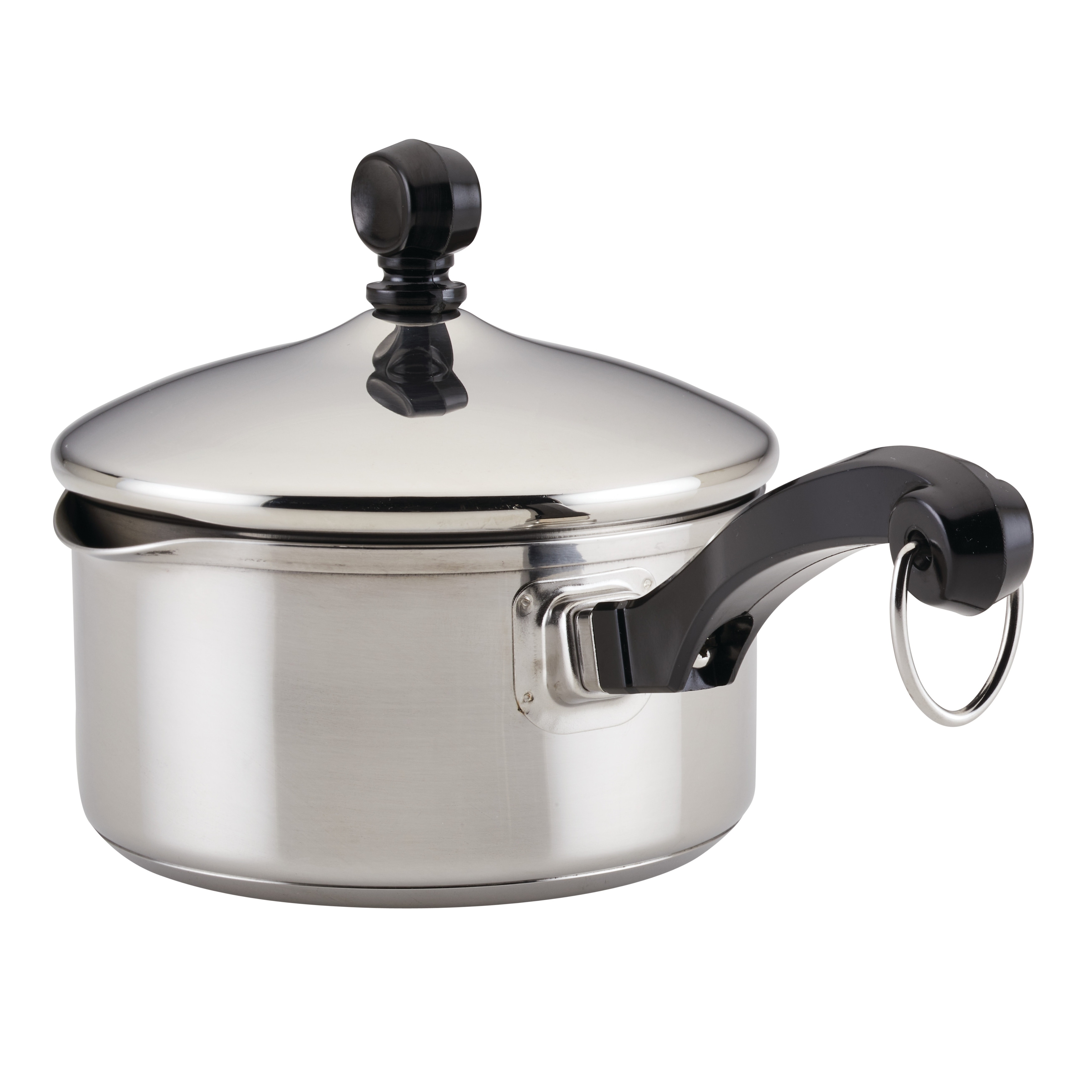 Farberware Classic Stainless Steel 1-quart Covered Straining Saucepan - Bed  Bath & Beyond - 5172058