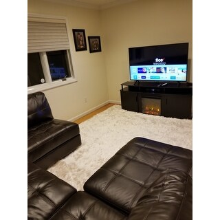 Shop Avenue Greene Ford Electric Fireplace 70 Inch Tv Console