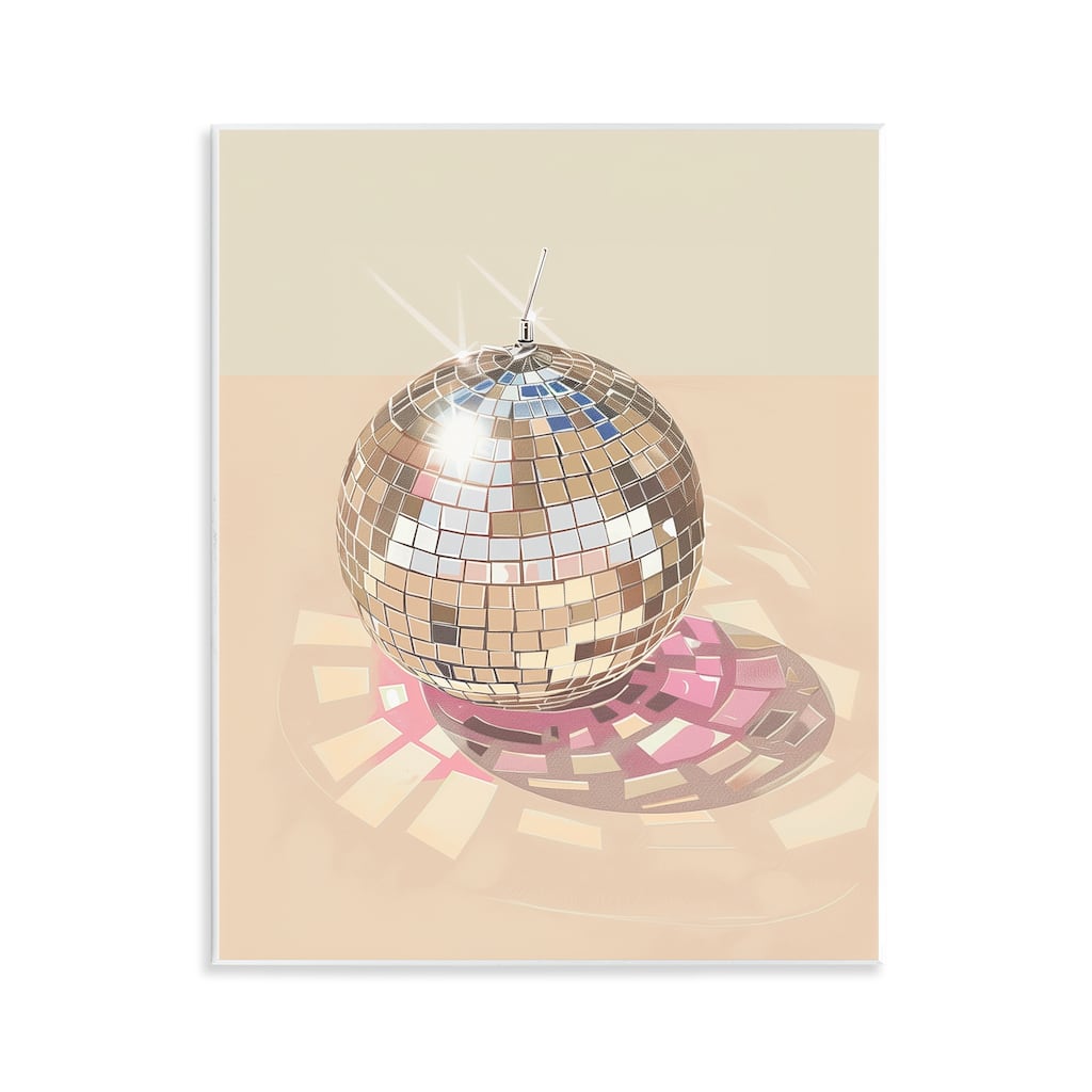 Stupell Dazzling Disco Ball Refraction Wall Plaque Art Design By Arlington Prints