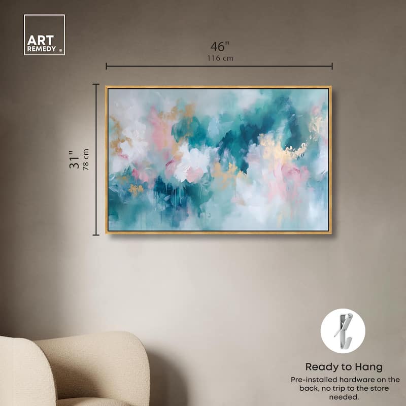 Emerald Sky Canvas by Art Remedy