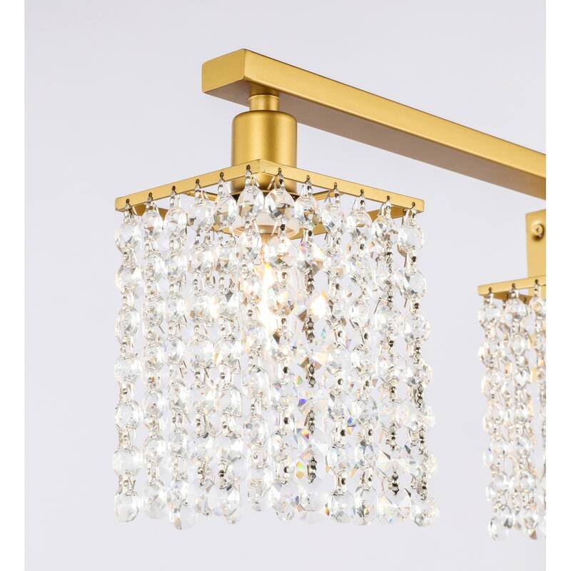 Olivia 2-light Glam Clear Crystals Vanity Light