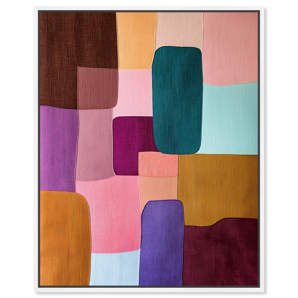 Color Block Cadence II Canvas by Art Remedy