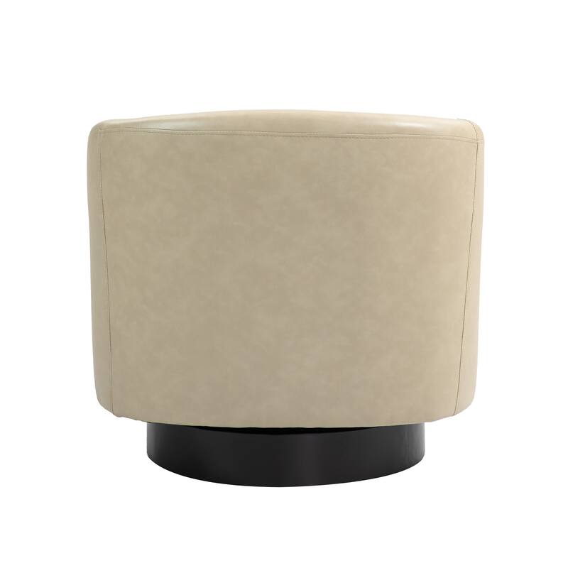 Modern 360°Swivel Accent Chairs Barrel Armchairs