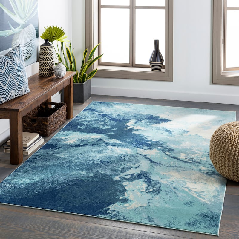 Livabliss Terra Indoor/Outdoor Modern Abstract Area Rug