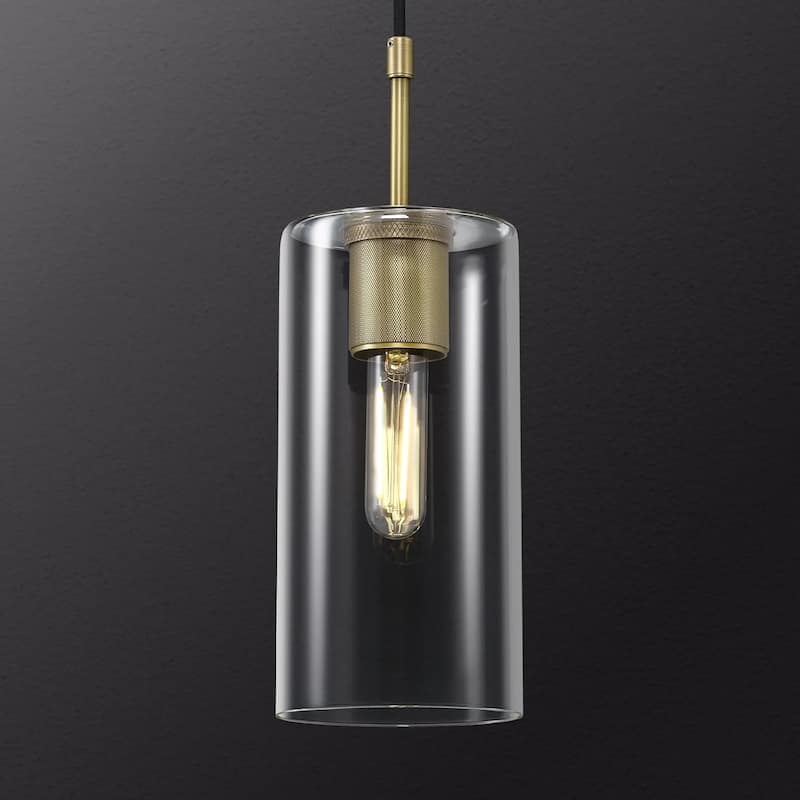 Modern pendant light brass island sink light brass glass hallway light