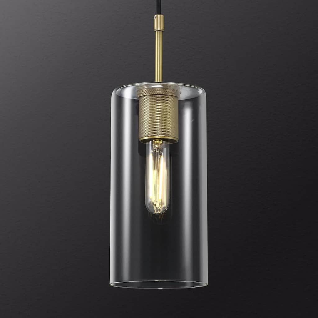 Modern pendant light brass island sink light brass glass hallway light