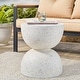 preview thumbnail 11 of 58, Glitzhome 18"H Modern MGO Faux Terrazzo Planter Stand Garden Stool