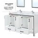 preview thumbnail 10 of 23, Ziva Bath Vanity and White Quartz Top