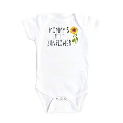 Sunflower Mommy - Baby Boy Girl Clothes Infant Bodysuit Funny Cute Newborn