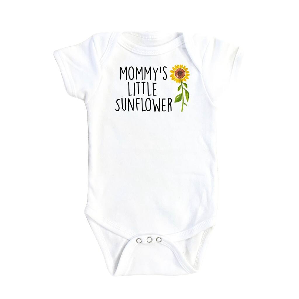 Sunflower Mommy - Baby Boy Girl Clothes Infant Bodysuit Funny Cute Newborn