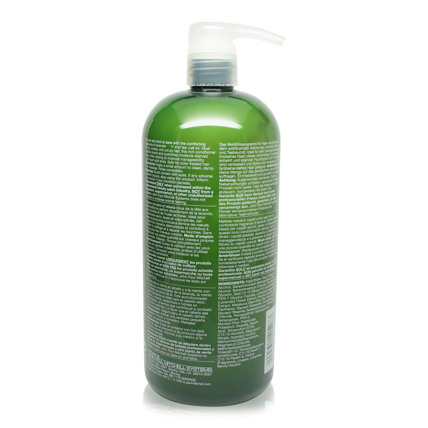 Paul Mitchell Tea Tree Lavender Mint Moisturizing Conditioner 33 8oz Overstock 17283906 Paul mitchell formulates sumptuous shampoos and conditioners that deliver results, but sustainability is also a priority. paul mitchell tea tree lavender mint moisturizing conditioner 33 8oz