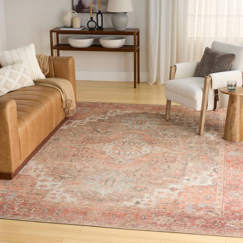 Nourison Vintage Washables Indoor only Persian Area Rug