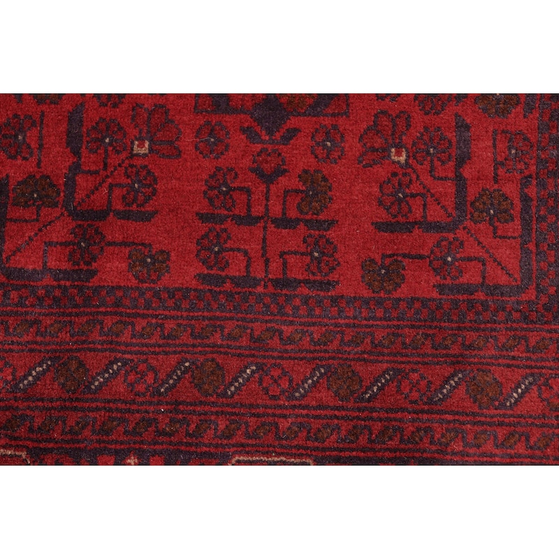 Southwestern Biljik Khal Mohammadi Nala Red/Blue Rug - 5'1'' x 6'6''