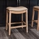preview thumbnail 36 of 98, Maven Lane 31" Adrien Saddle Kitchen Bar Height Stool - N/A