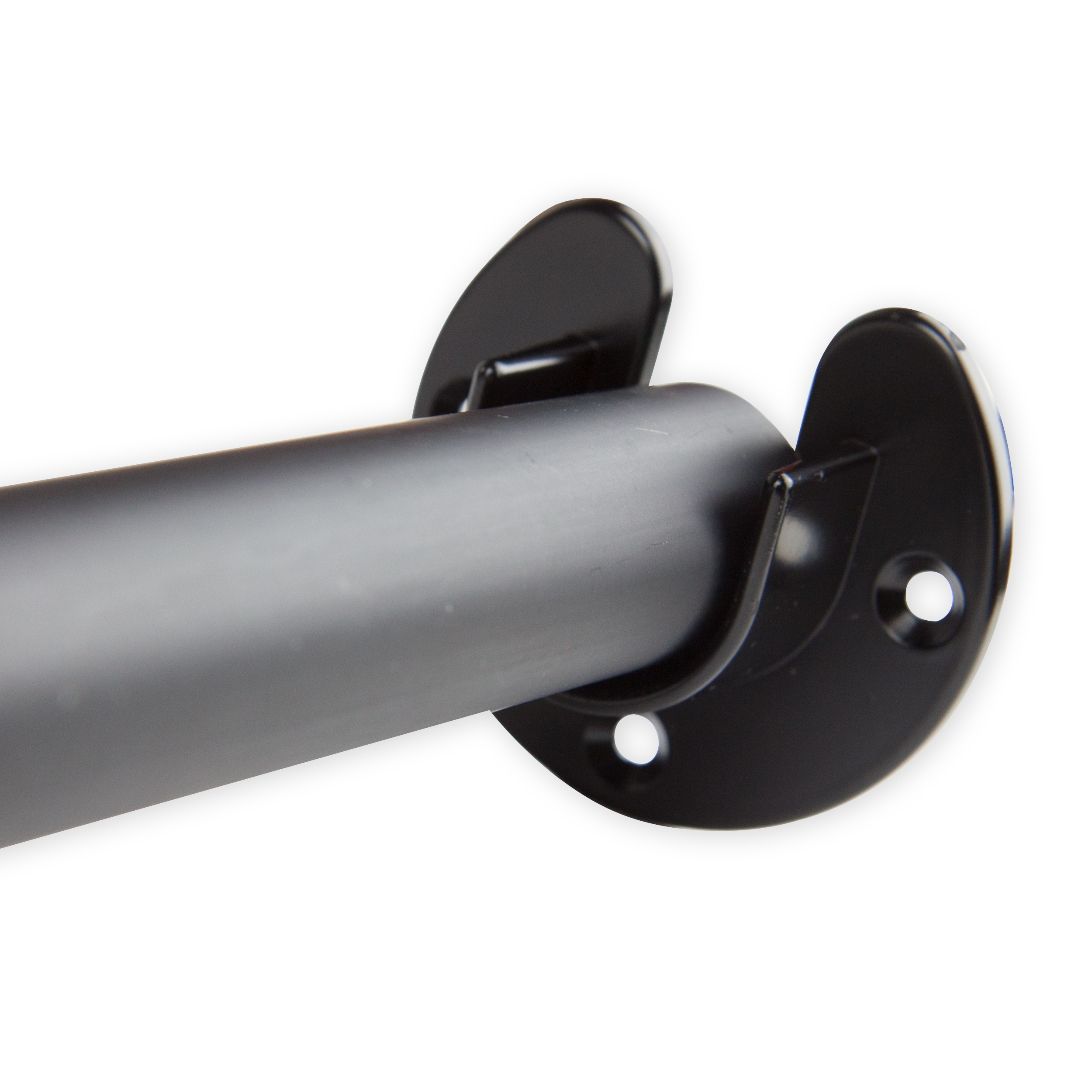 Closet rod wall bracket store