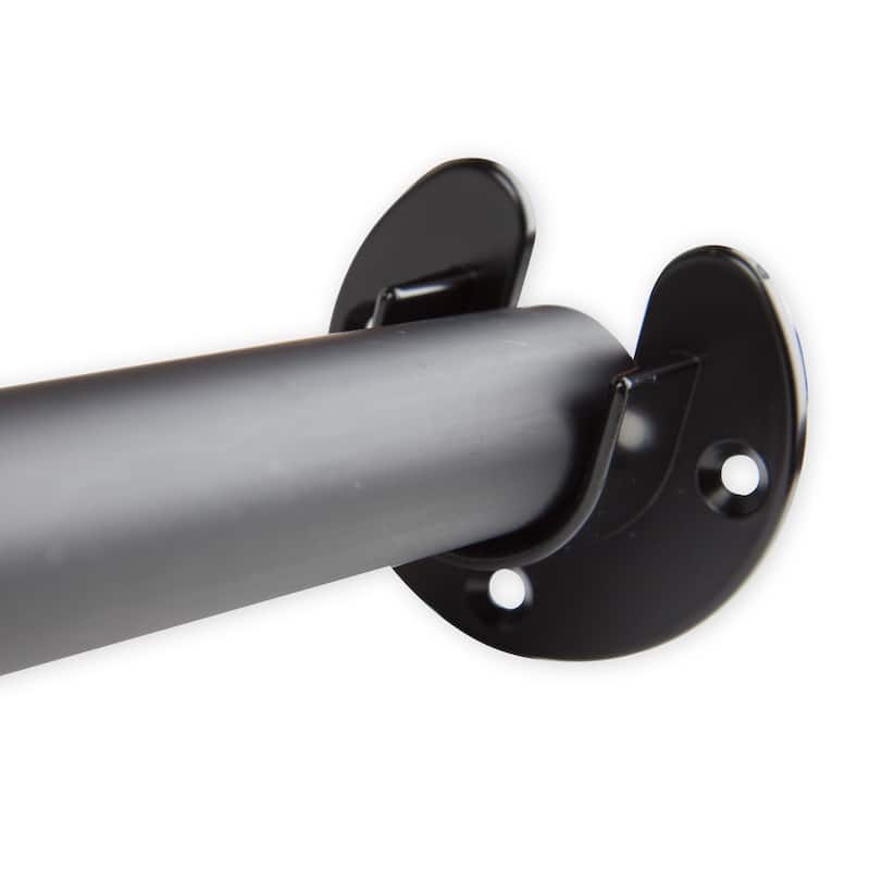 InStyleDesign Heavy Duty Wall Mount 1" Closet Pole Rod Socket