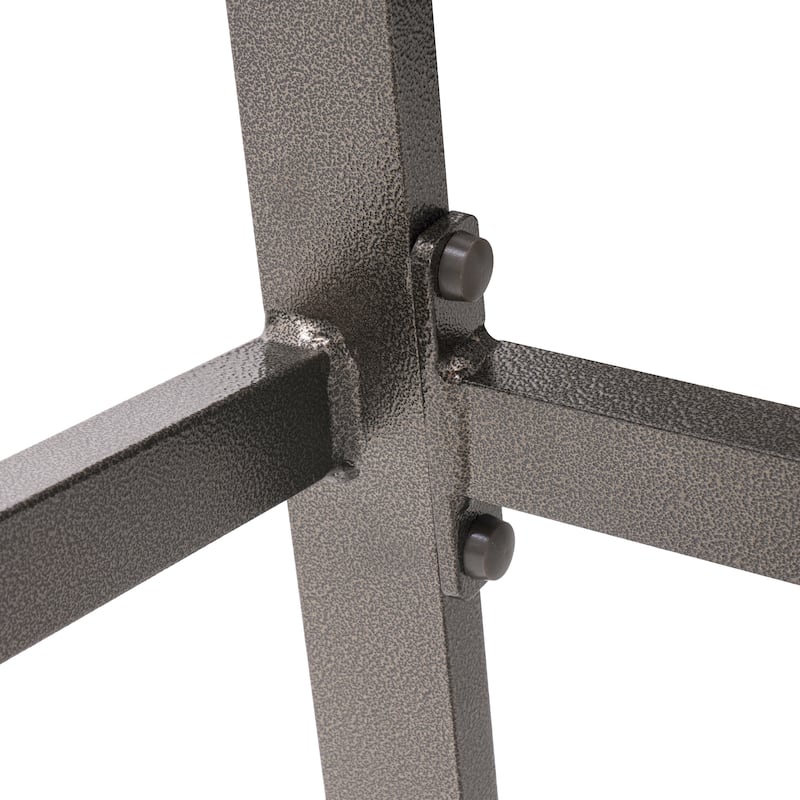 Crestlive Products Outdoor Outdoor Cast Aluminum Swivel Bar Stools with Sunbrella Cushion