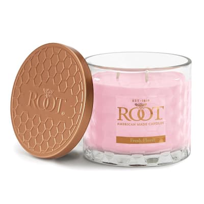 ROOT Candles Fresh Floret Scented 3-Wick Signature Honeycomb Jar