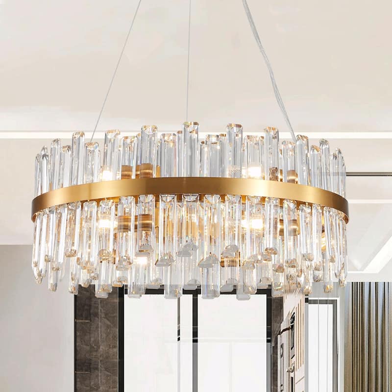 23.6-Inch Luxury Crystal Chandelier