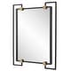 preview thumbnail 4 of 4, Uttermost 09957 Ivey 32-1/2" W x 42" H Square Framed Bathroom Mirror
