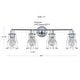 preview thumbnail 59 of 82, Evelyn Metal Vanity Light, by JONATHAN Y