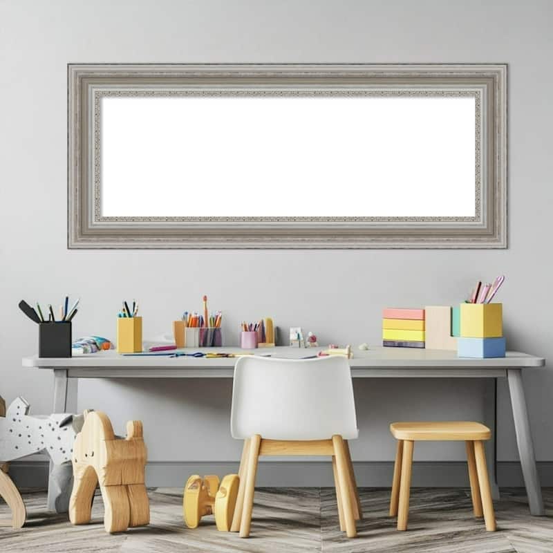 Amanti Art Parlor Black Framed Dry Erase Magnetic Board