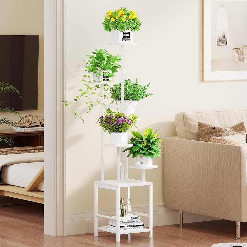 Plant Stand Indoor with Grow Light - 11 x 11 x 50 inches