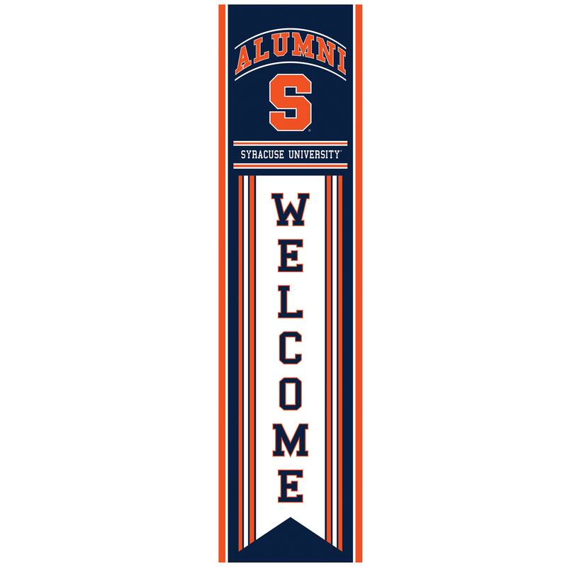 47" Porch Leaner Welcome Wall Sign, Syracuse University - Multi