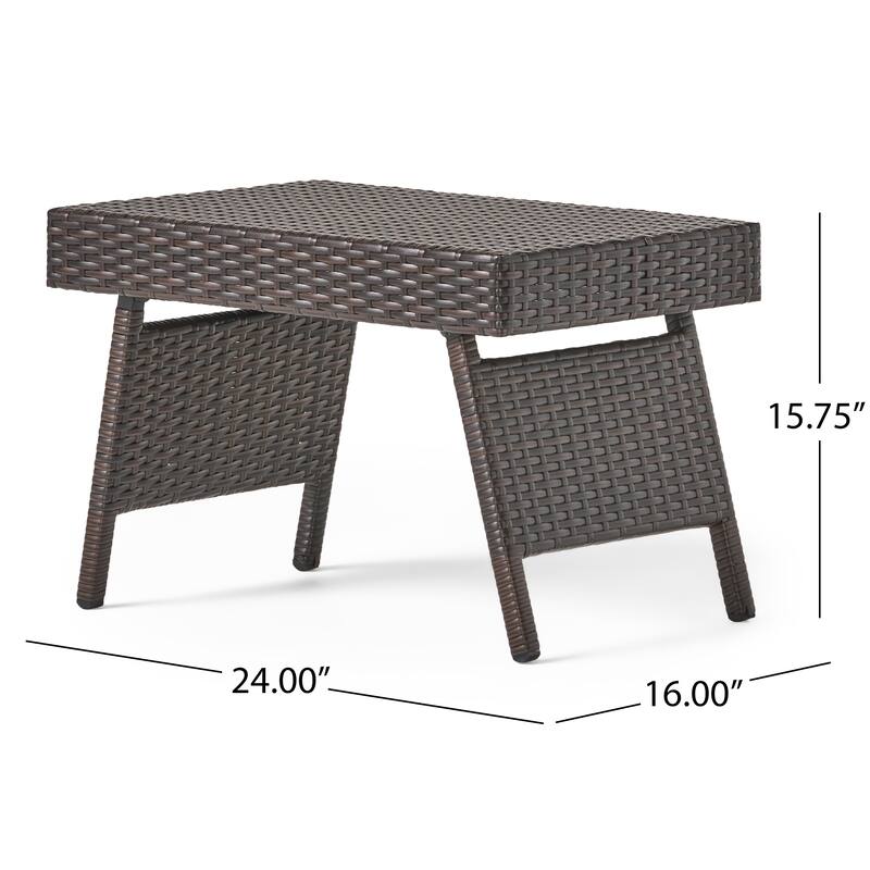 Vilano 3-piece Outdoor Cushioned Lounge Set by Havenside Home by Christopher Knight Home