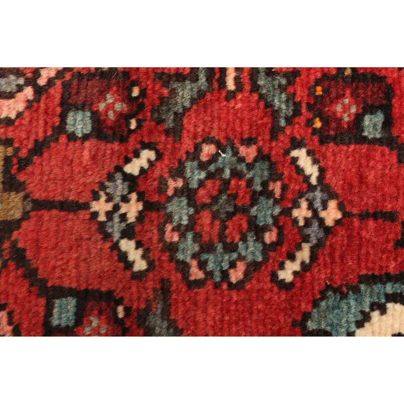 ECARPETGALLERY Hand-knotted Andelz Red Wool Rug - 2'11 x 10'0