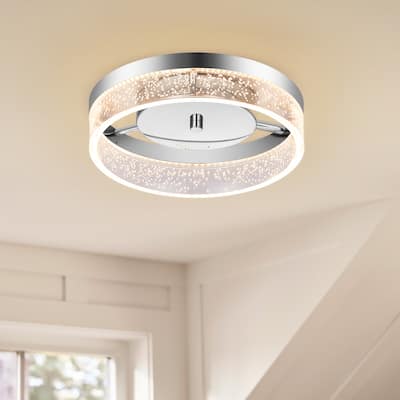 Dimmable Metal LED Ceiling Light Flush Mount 3000K Warm White