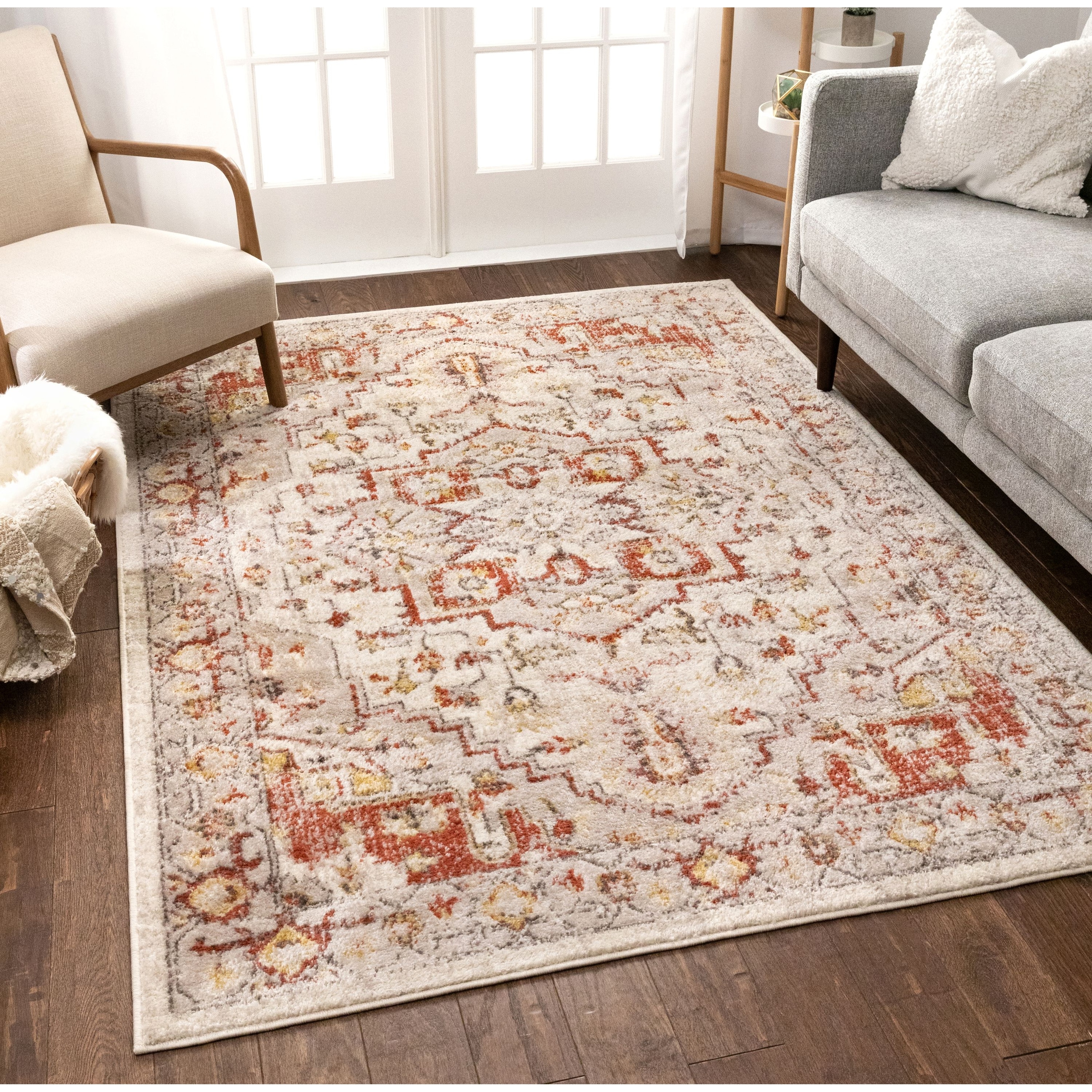 Well Woven Mystic Stella Vintage Persian Oriental Area Rug - Bed