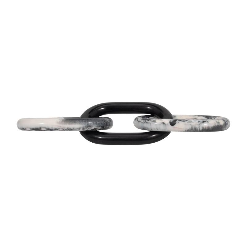 Modern Chain Linked Art Sculpture for Contemporary Spaces - 21" - 21" x 6" x 1"