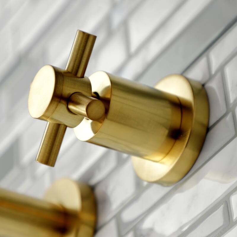 Kingston Brass Concord 3-Hole Wall Mount Roman Tub Faucet