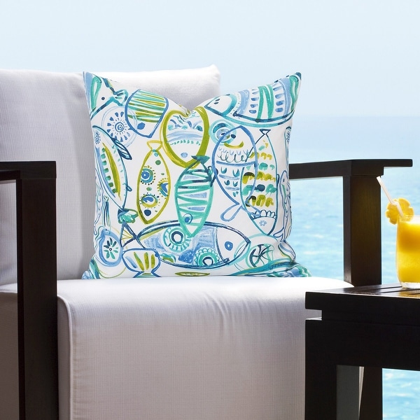 Outdoor on sale tropical pillows