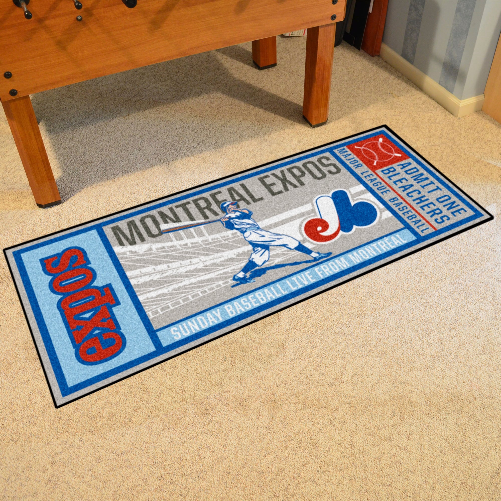 MLB - Chicago White Sox Retro Collection Rug - 19in. x 30in. - (1982) - 2'  x 6' Runner - 2' x 6' Runner - Bed Bath & Beyond - 32066363