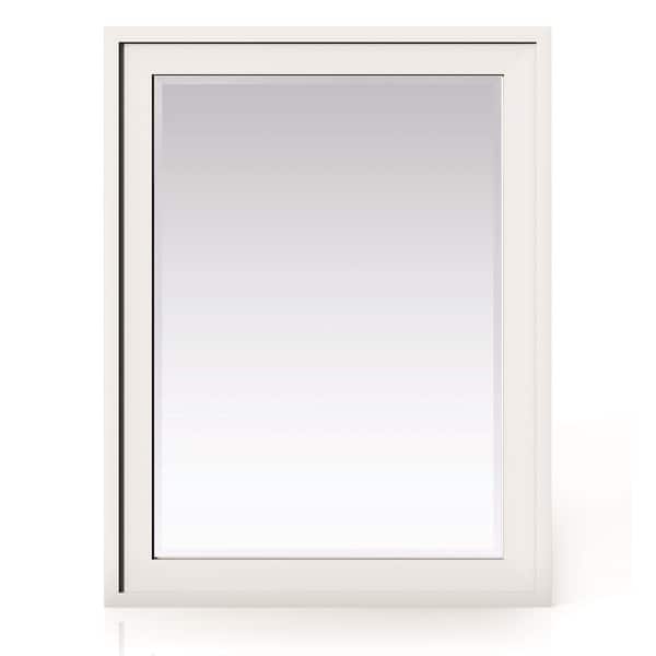 slide 2 of 10, James Martin Vanities Addison Rectangular Mirror, Glossy White
