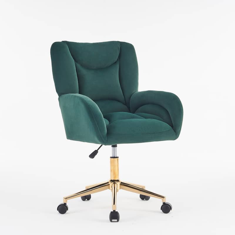 Modern Home Office Adjustable Swivel Task Desk Arm Chair with Wheels