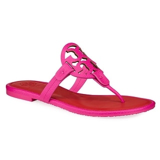 ruby red tory burch miller sandals