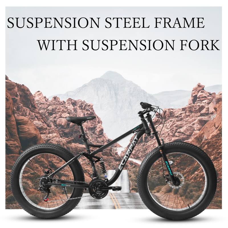 26 inch Mountain Bike Full-Suspension 21 Speeds