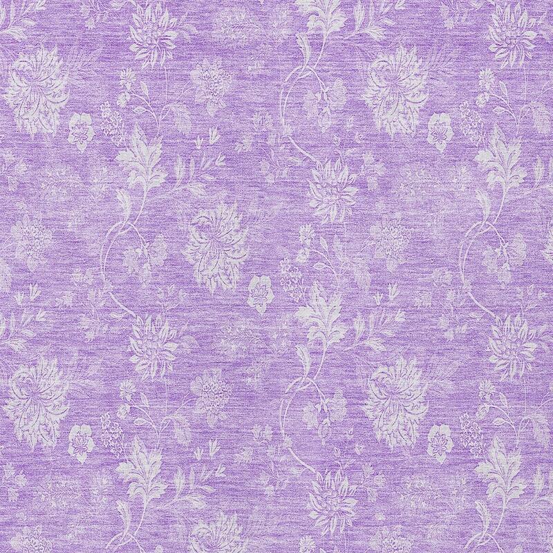 HomeRoots Floral Transitional Rectangle Outdoor Rug